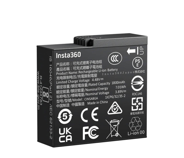 Insta360 Ace Pro 2 / Ace Pro / Ace - akumulator 1800 mAh - 1358791 - zdjęcie